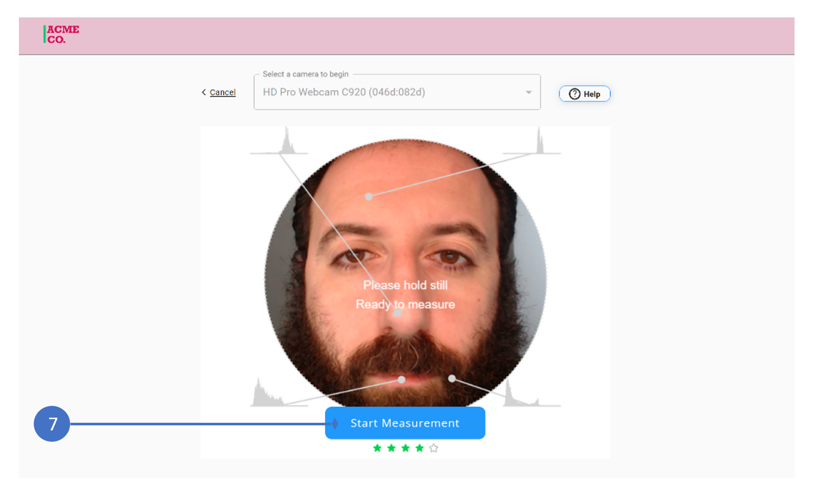 Measurement button styles